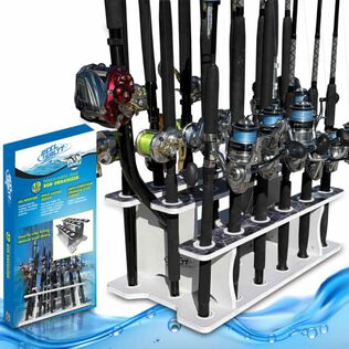 Reel Salty Marine Grade 19-Rod Storage Rack