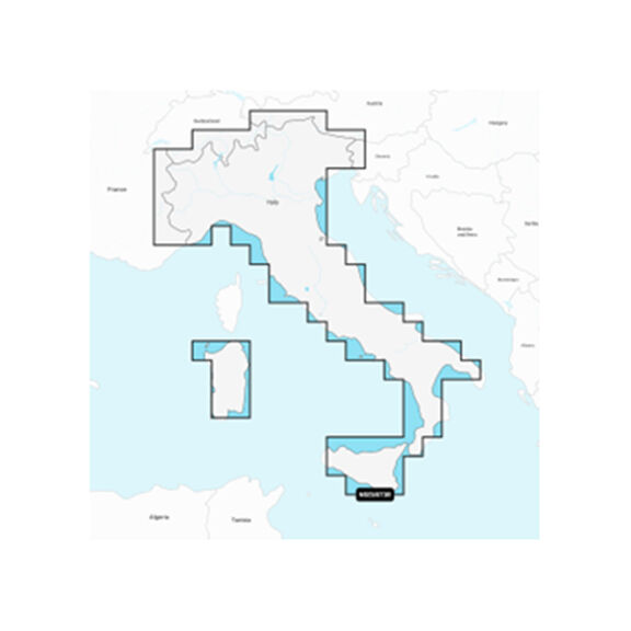 Navionics+ EU073R Italy, Lakes and Rivers, Electronic Chart image number 0