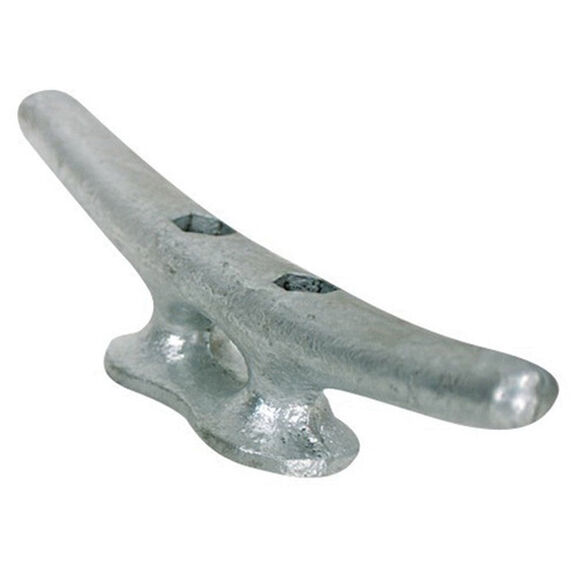 12" X 2 5/16" Dock Cleat, Galvanized Steel image number 0