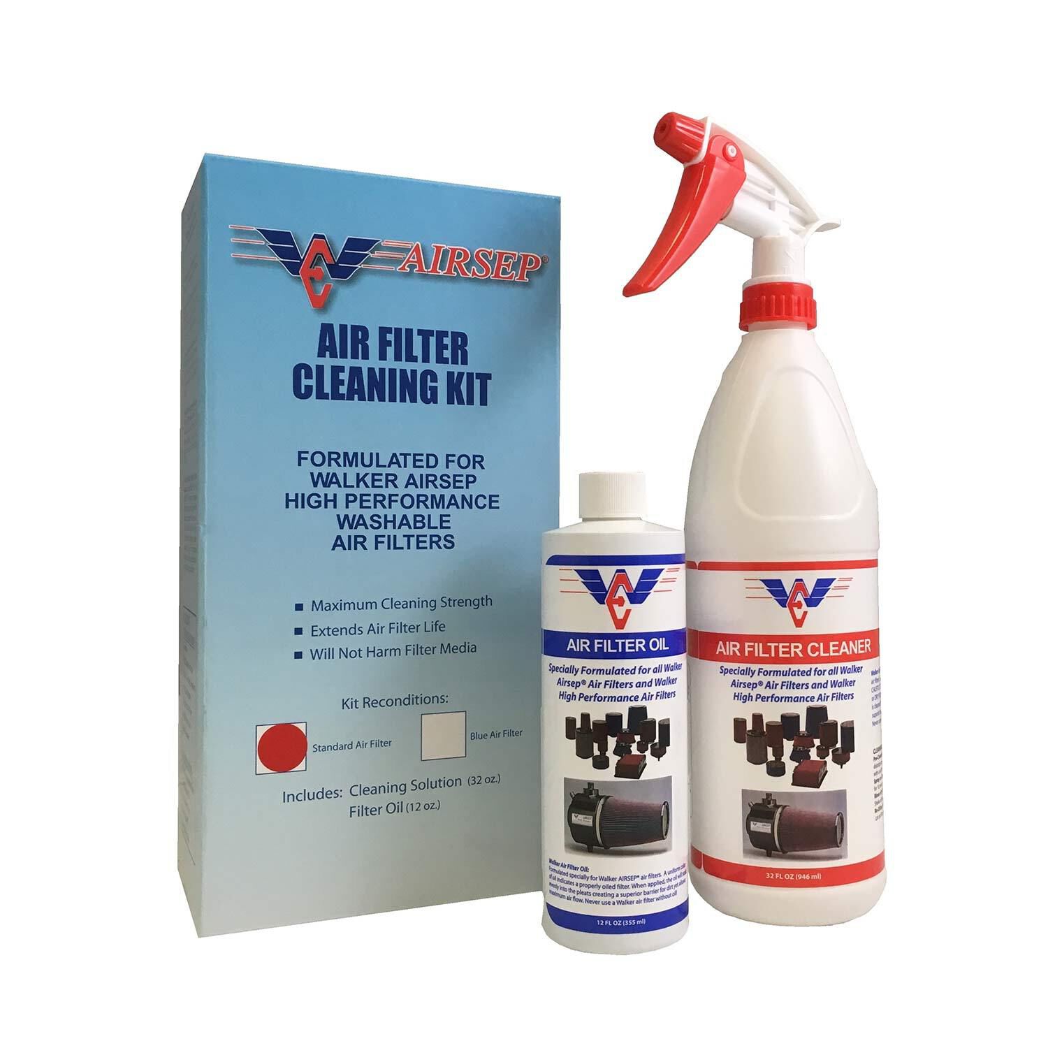 WALKER AIRSEP Cleaning & Re-Oiling Kit for Standard Filters
