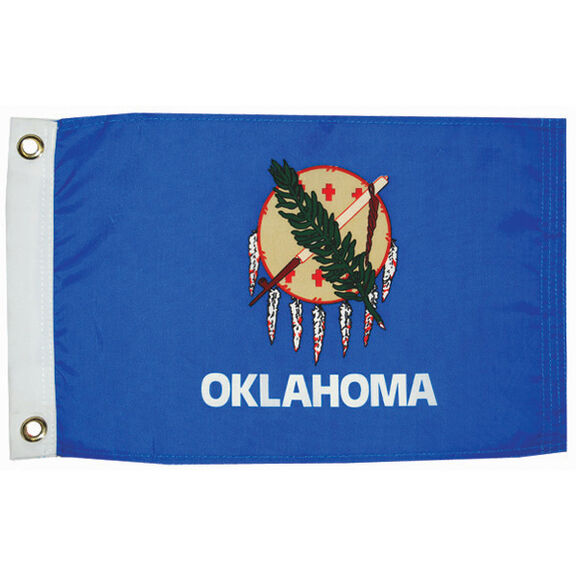 Oklahoma State Flag, 12" x 18" image number 0