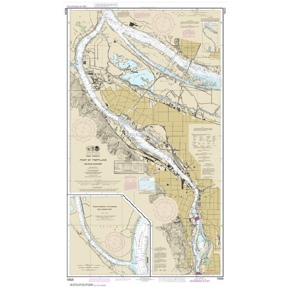#18526 Port of Portland including Vancouver Multnomah Channel Southern Part