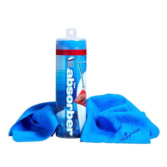 The Absorber High-Performance Synthetic Chamois Blue image number 0