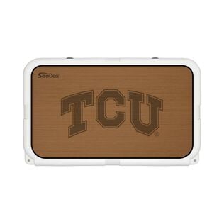 SeaDek Cooler Pad - Collegiate Collection - Fits YETI Tundra 45 - Mocha / Black, Texas Christian University
