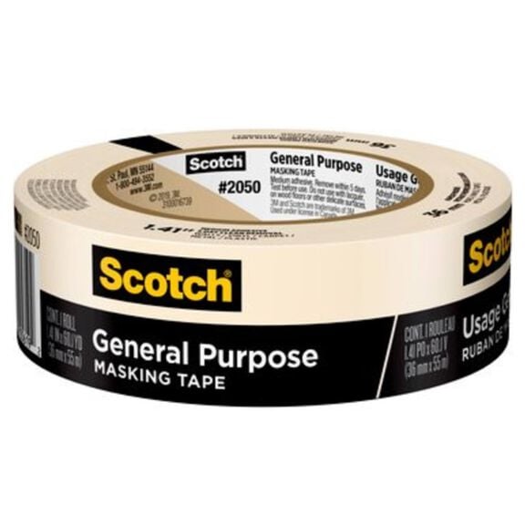 Scotch&reg; General Purpose Masking Tape, 1.41" x 60.1 yd image number 0