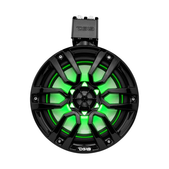 HYDRO 8" Marine Tower Speakers with Integrated RGB LED Lights, 375 Watts, Red image number 3
