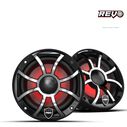 Wet Sounds REVO 6.5 inch High Output Coaxial Speakers w/ XS-Black Stainless Steel RGB Grilles image number 0