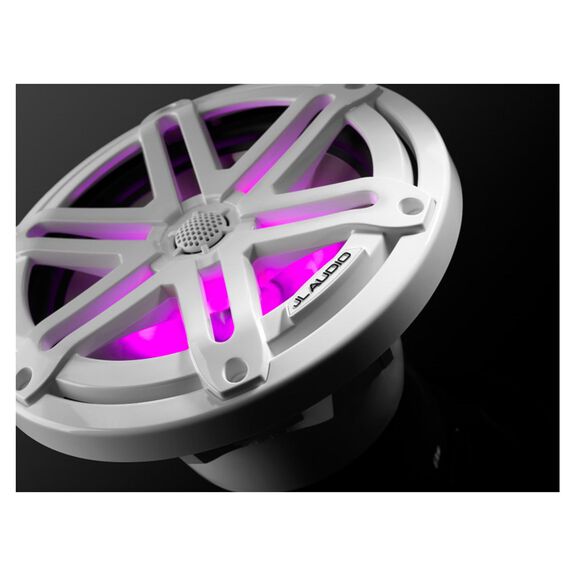 M3-770X-S-Gw-i 7.7" Marine Coaxial Speakers, White Sport Grilles with RGB LED Lighting image number 8