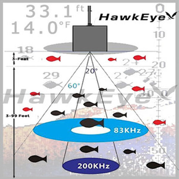 HawkEye&reg; FishTrax&trade; 1C Fishfinder with HD Color VirtuView&trade; Display image number 5