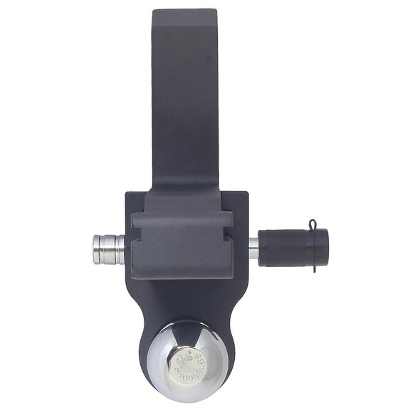 Blackout Series 8,000 lbs/10,000 lbs Adjustable Drop Hitch, 2" & 2-5/16" Ball, 0-8" Drop image number 3