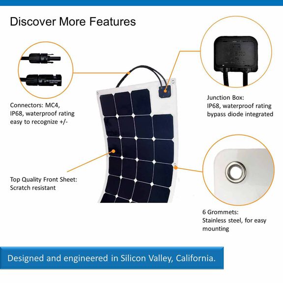 115W Flexible Solar Panel image number 7