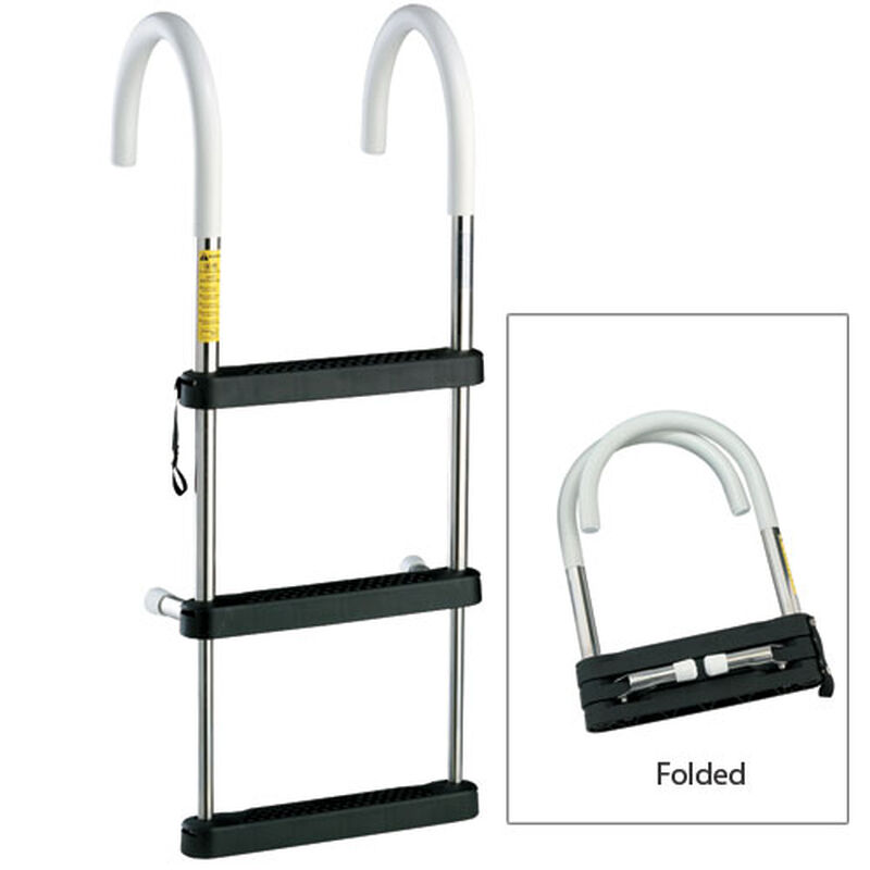 GARELICK Telescoping Stainless-Steel Hook Ladders