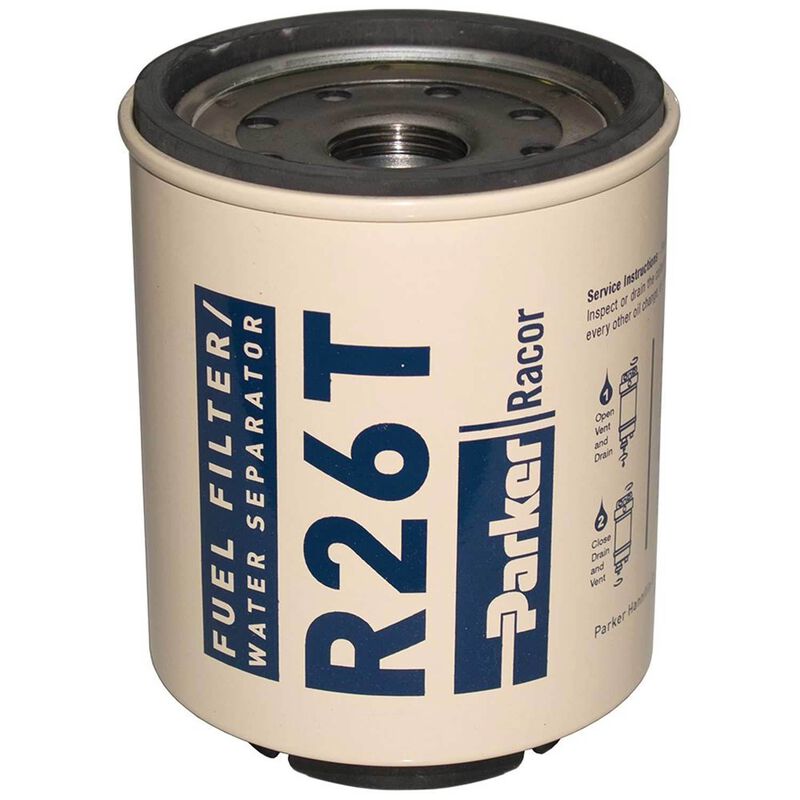 R26T Spin-On Fuel Filter/Water Separator For Series 225R, 10 Micron image number 0