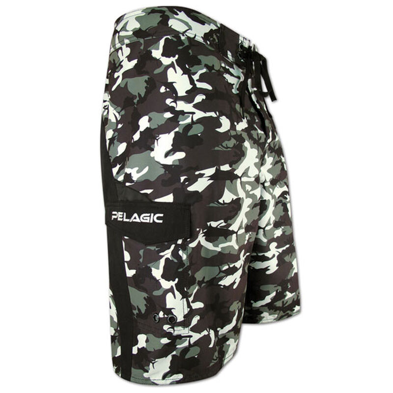 PELAGIC Men's Super Fish Camo Board Shorts West Marine