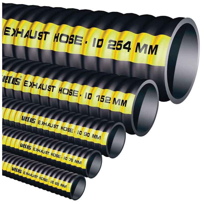 Rubber Exhaust Hose, 3" (Sold by the Foot) image number 1
