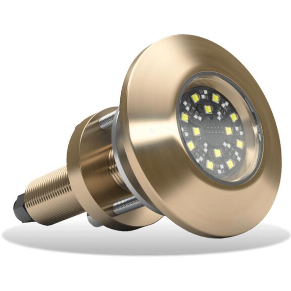 Lumishore SUPRA THX404 LED Through Hull Underwater Light, 8,150 Lumen, Blue/White image number 0