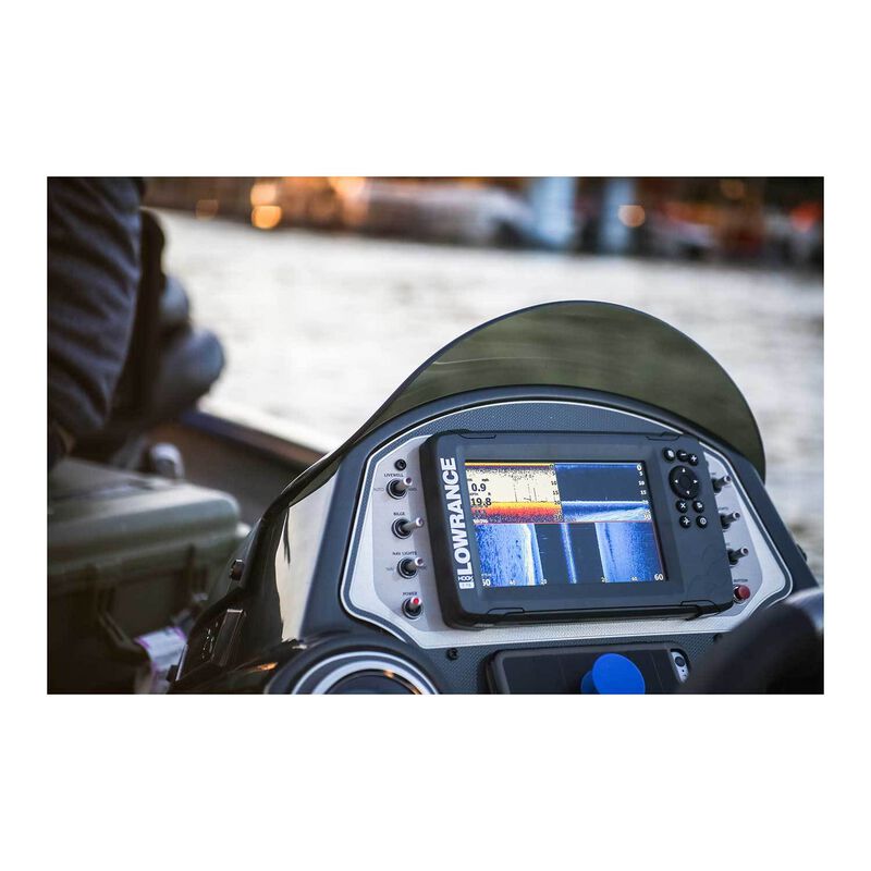 Lowrance HOOK2 7X - 7 英吋(約17.8 公分)魚探查器,附SplitShot 傳感器和GPS 繪圖儀:  電子