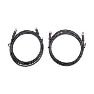 Victron Energy M8 circular connector Male/Female 3 pole cable 2m (bag of 2)