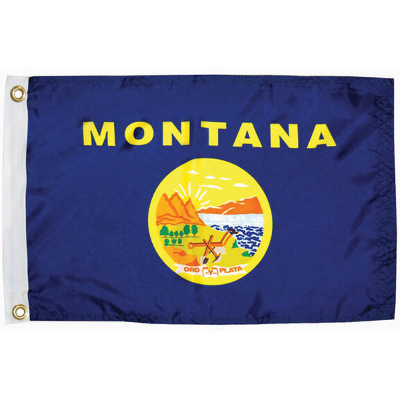 Montana State Flag, 12" x 18" image number 0