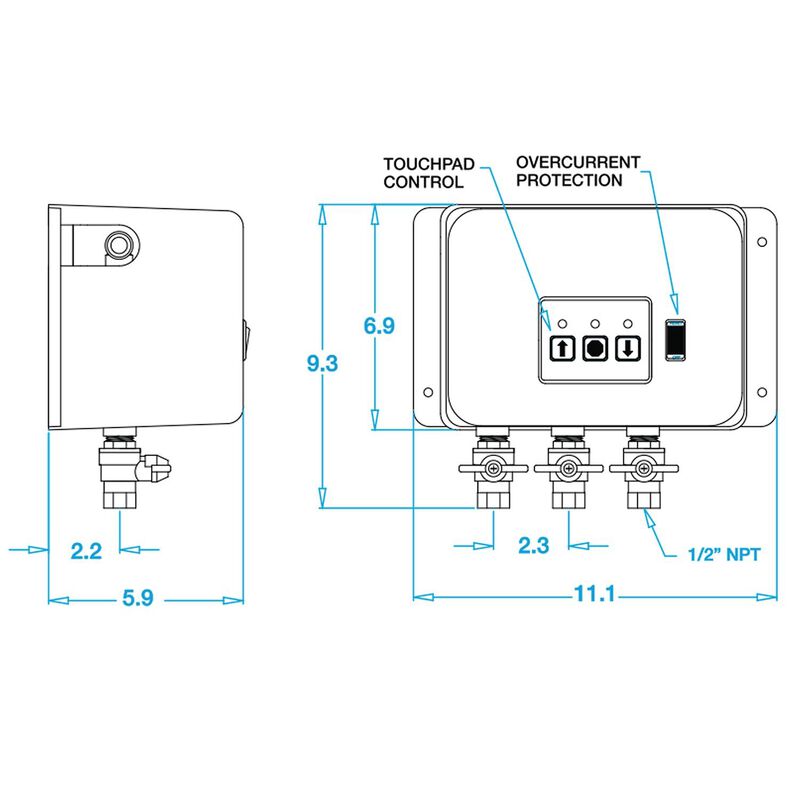 GROCO ULube Oil Change System, 3 Ports, 24V West Marine