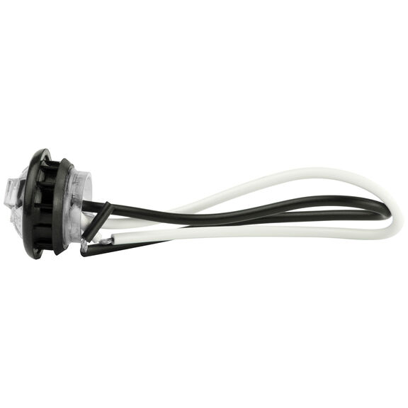 LED 3/4" Round Trailer Utility Light with Grommet, Clear image number 1