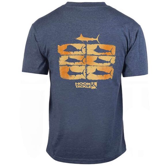 Men's Billfish Collage Tech Shirt image number 0