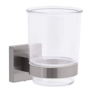 Erissa Cup Holder Plastic Cup Brushed Nickel