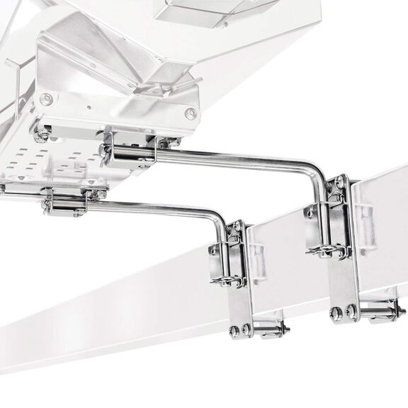 Dual Extended Square/Flat or Side, Bulkhead Rail Mount for Magma Rectangular Gas Grills image number 1