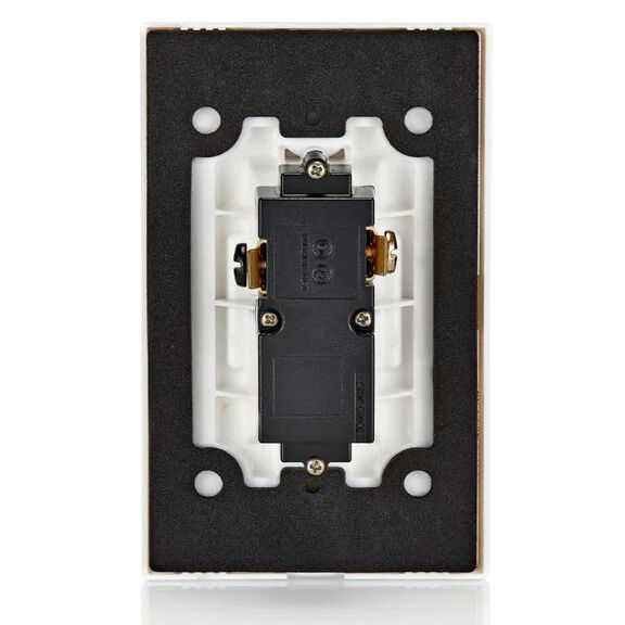 15 Amp 120/277 Volt Single Pole Switch, Weather-Resistant, Side & Back Wire image number 4