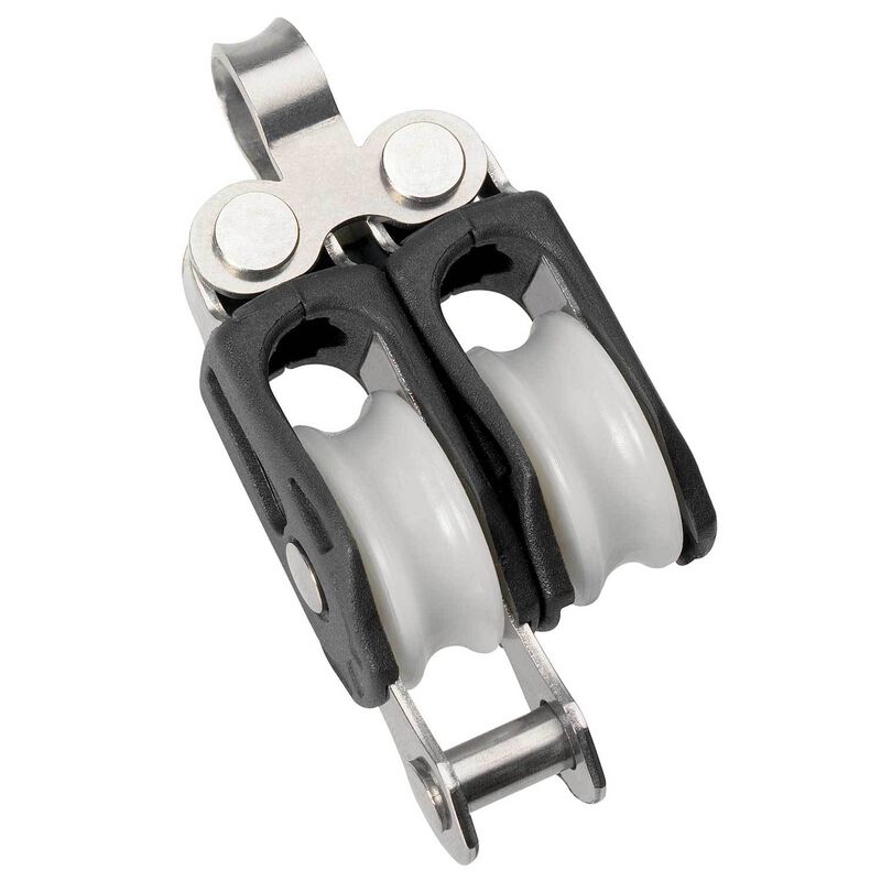 Double Series 0 Fixed Eye Block with Becket, Plain Bearing image number 0