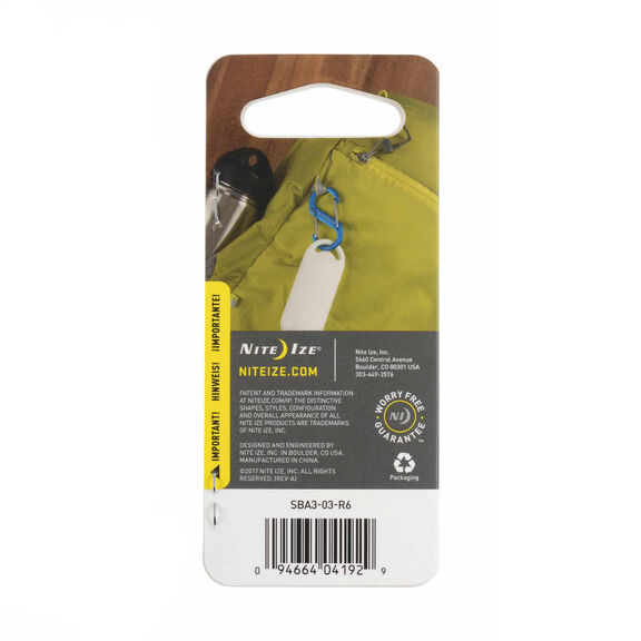 S-Biner&reg; Dual Carabiner Aluminum #3 - Blue image number 2