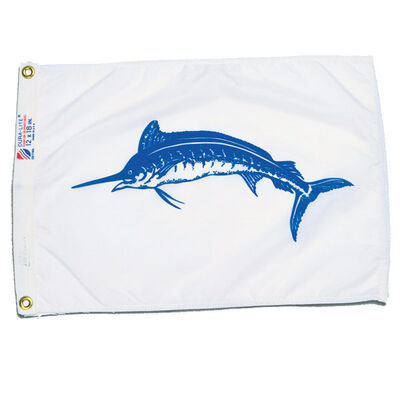 Blue Marlin Flag, 12 x 18"