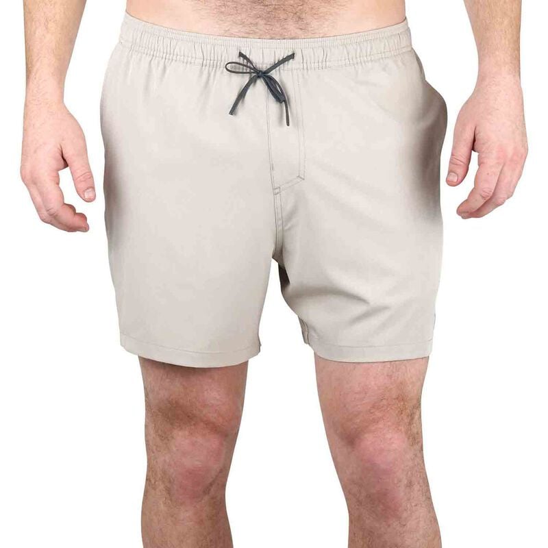 Aftco Men's Strike Solid Swim Trunks, in Sand, Size 2XL | by West Marine