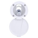 Recessed Shower Arctic White Cup & Lid, Hammer-Head Arctic White Sprayer, 10' White Rubber Hose image number 4