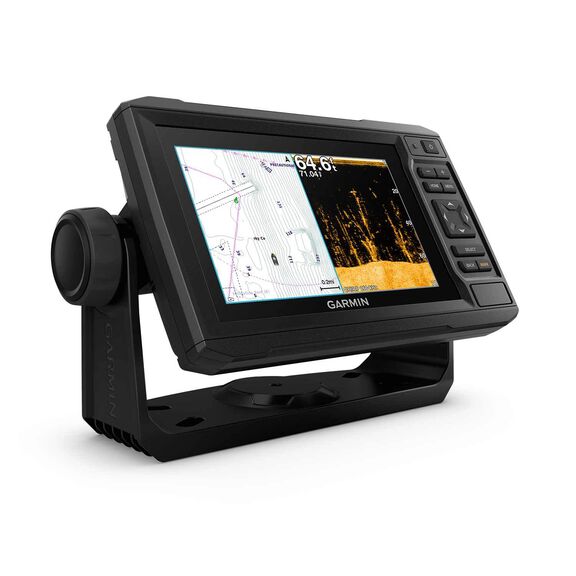 ECHOMAP&trade; Plus 64cv Fishfinder/Chartplotter Combo with CV23M-TM Transducer and BlueChart g2 Coastal Charts image number 1