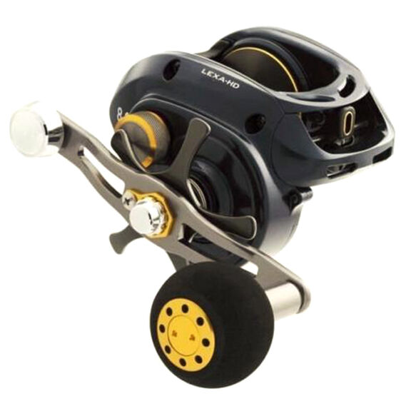 Lexa 400 High Capacity High Speed Baitcasting Reel with Power Handle image number 0