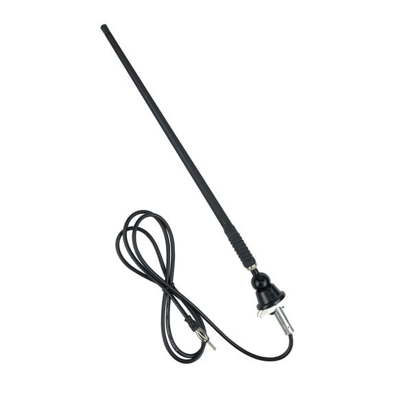 Universal Rubber Mast AM/FM Antenna, Black image number 0