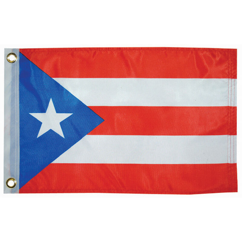 Puerto Rico Courtesy Flag, 12" x 18" image number null