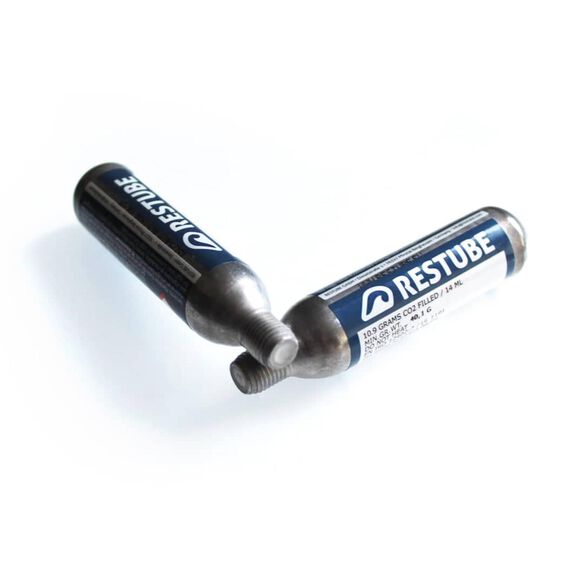 RESTUBE CO2 cartridges (10.9 g) 2 Pack for Beach & Kids Safety Buoy image number 1