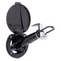 Recessed Shower Black Cup & Lid, Hammer-Head Black Sprayer, 6' Black Rubber Hose image number 1