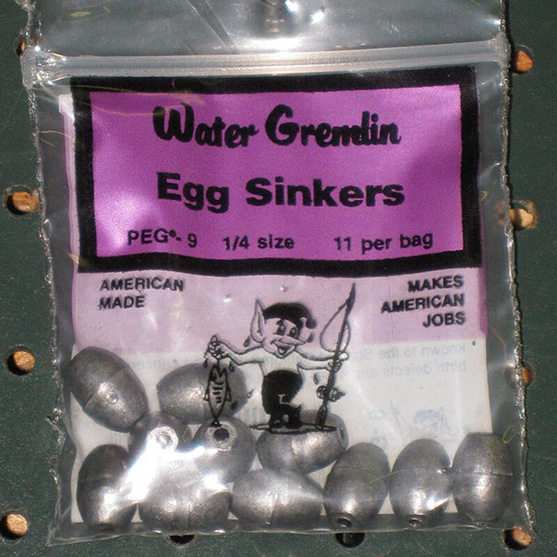 WATER GREMLIN CO. 1/4 oz. Egg Sinker West Marine