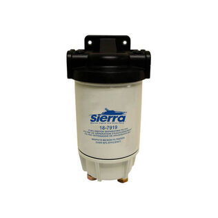 18-7951 Fuel Filter/Water Separator Kit 1/4" Aluminum with Metal Bowl, 10 Micron