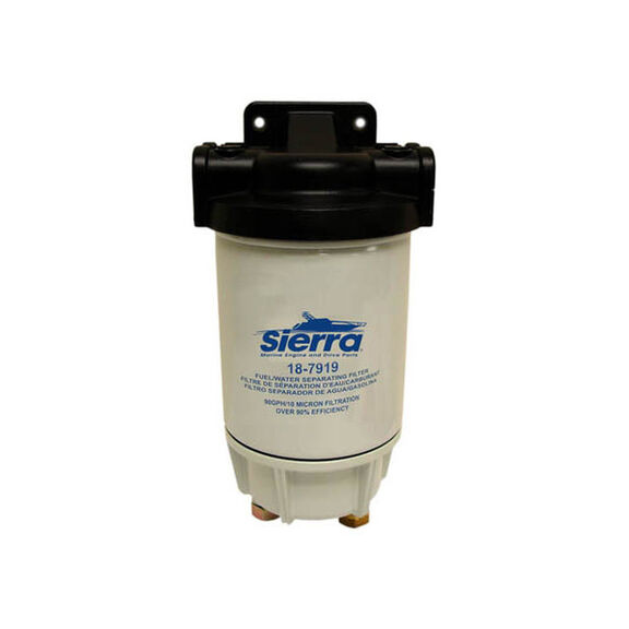 18-7951 Fuel Filter/Water Separator Kit 1/4" Aluminum with Metal Bowl, 10 Micron image number 0