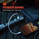Davinci 1800L: 1800 Lumen Rechargeable Flashlight with Power Bank and Push Button Mode Selector image number 5