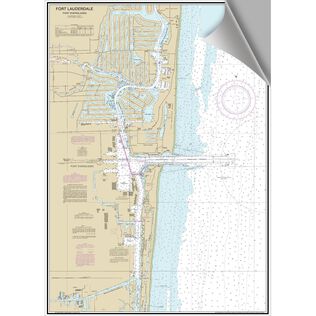 Fort Lauderdale Decorative Nautical Chart