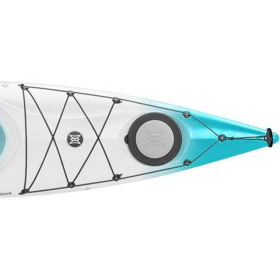 Carolina 12.0 Sit-Inside Kayak, Turquoise/White image number 2
