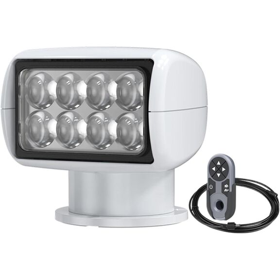 SEAFLO 25W LED Remote Control Marine Searchlight, White, 2000 Lumens, 3000K image number 0