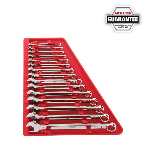 Combination Wrench Set - SAE, 15 Piece image number 0
