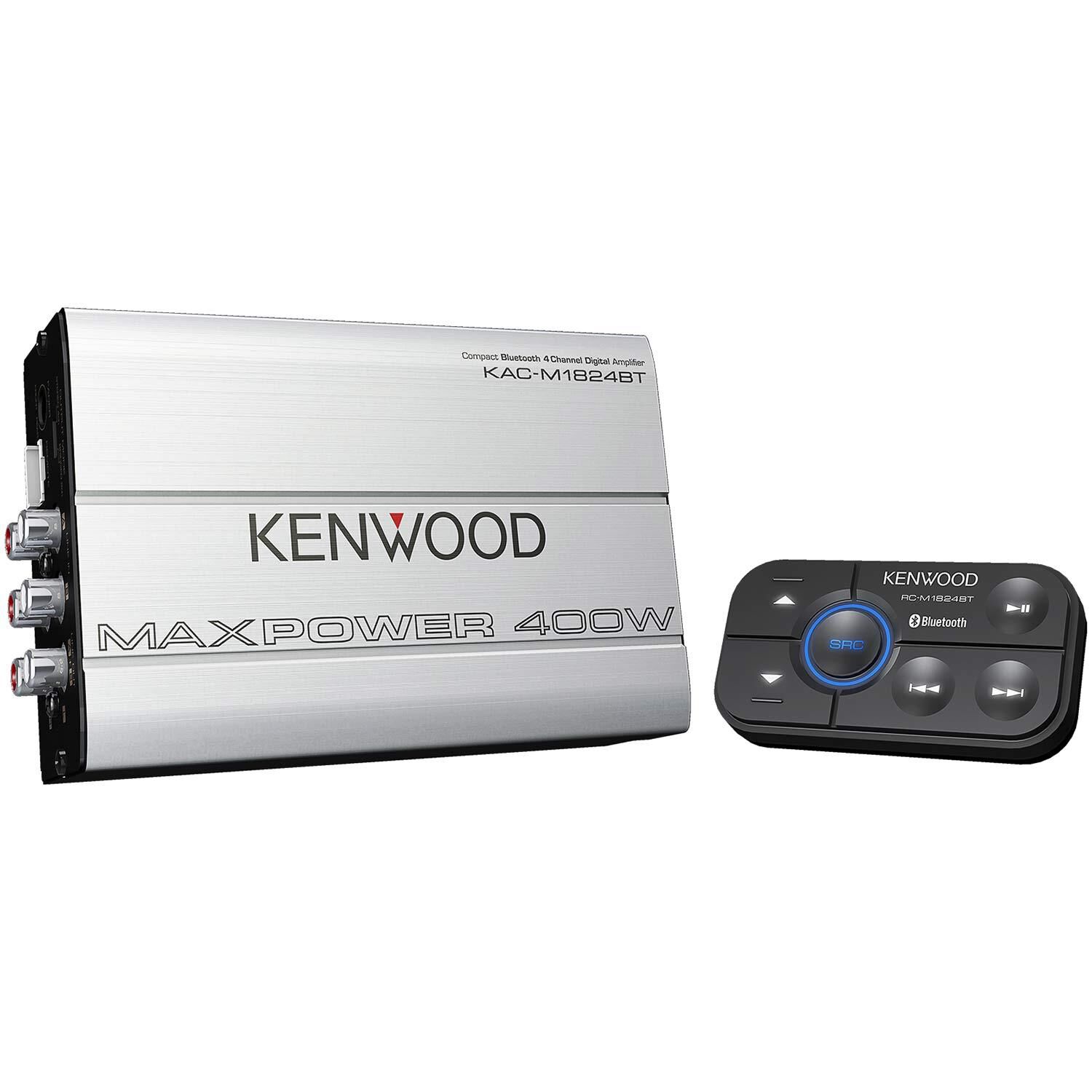 KENWOOD KAC-M1824BT 4-Channel Bluetooth Amplifier