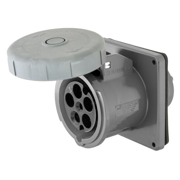 Hubbell Marine Pin & Sleeve Receptacle, 4P5W, 100A 120/208V image number 0